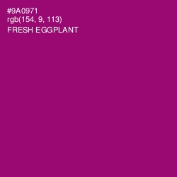 #9A0971 - Fresh Eggplant Color Image