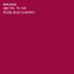 #9A0A40 - Rose Bud Cherry Color Image