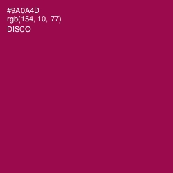 #9A0A4D - Disco Color Image