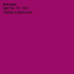 #9A0A66 - Fresh Eggplant Color Image