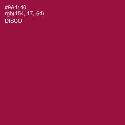 #9A1140 - Disco Color Image