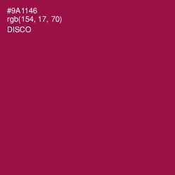 #9A1146 - Disco Color Image