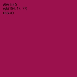 #9A114D - Disco Color Image