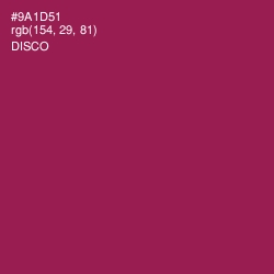 #9A1D51 - Disco Color Image