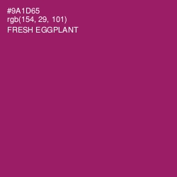 #9A1D65 - Fresh Eggplant Color Image