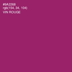 #9A2268 - Vin Rouge Color Image