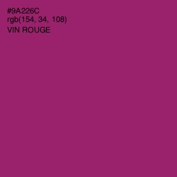 #9A226C - Vin Rouge Color Image