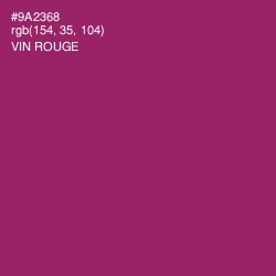 #9A2368 - Vin Rouge Color Image