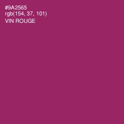 #9A2565 - Vin Rouge Color Image