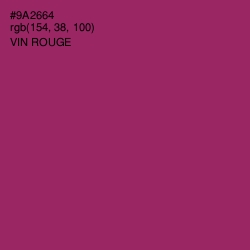 #9A2664 - Vin Rouge Color Image
