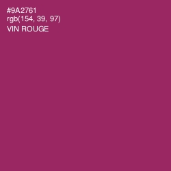 #9A2761 - Vin Rouge Color Image