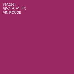 #9A2961 - Vin Rouge Color Image