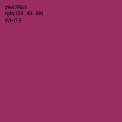 #9A2B63 - Vin Rouge Color Image