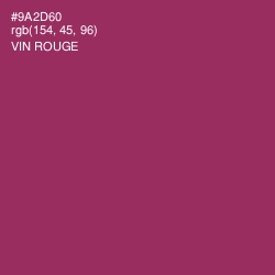 #9A2D60 - Vin Rouge Color Image