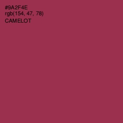 #9A2F4E - Camelot Color Image