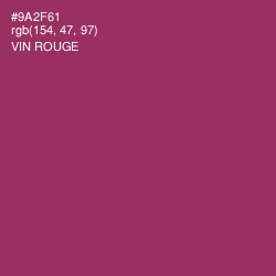 #9A2F61 - Vin Rouge Color Image