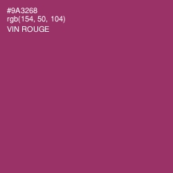 #9A3268 - Vin Rouge Color Image