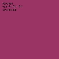 #9A3465 - Vin Rouge Color Image