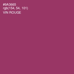 #9A3665 - Vin Rouge Color Image