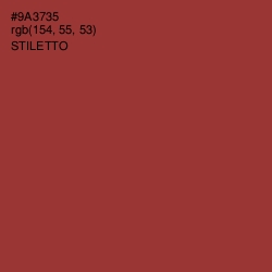 #9A3735 - Stiletto Color Image