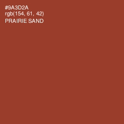 #9A3D2A - Prairie Sand Color Image