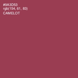 #9A3D53 - Camelot Color Image