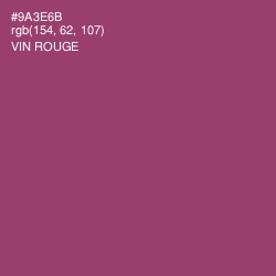 #9A3E6B - Vin Rouge Color Image