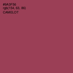 #9A3F56 - Camelot Color Image