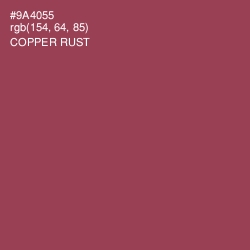 #9A4055 - Copper Rust Color Image