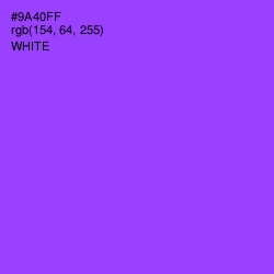 #9A40FF - Medium Purple Color Image