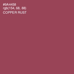 #9A4458 - Copper Rust Color Image