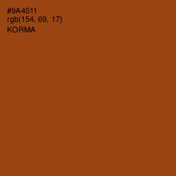 #9A4511 - Korma Color Image