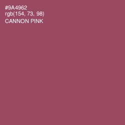 #9A4962 - Cannon Pink Color Image