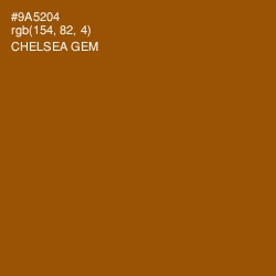 #9A5204 - Chelsea Gem Color Image