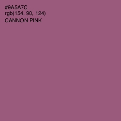 #9A5A7C - Cannon Pink Color Image