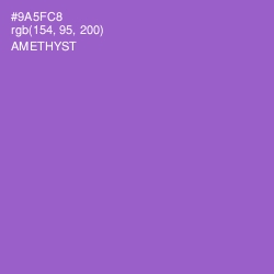 #9A5FC8 - Amethyst Color Image