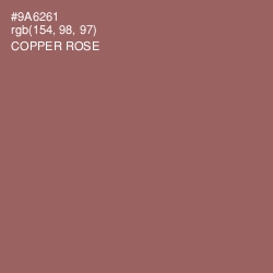 #9A6261 - Copper Rose Color Image