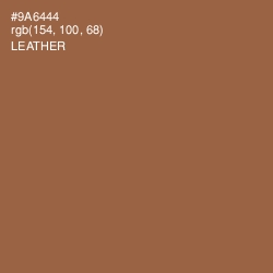 #9A6444 - Leather Color Image