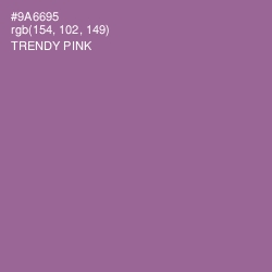 #9A6695 - Trendy Pink Color Image
