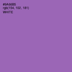 #9A66B5 - Wisteria Color Image