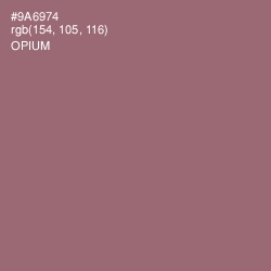 #9A6974 - Opium Color Image