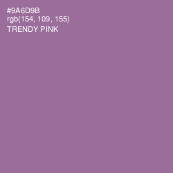 #9A6D9B - Trendy Pink Color Image