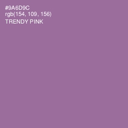 #9A6D9C - Trendy Pink Color Image