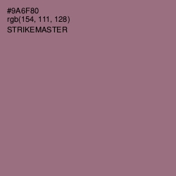 #9A6F80 - Strikemaster Color Image