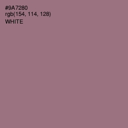 #9A7280 - Mountbatten Pink Color Image