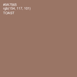 #9A7565 - Toast Color Image