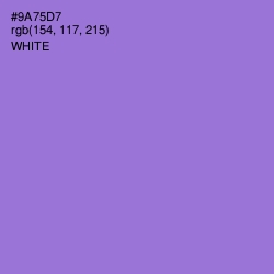 #9A75D7 - Lilac Bush Color Image