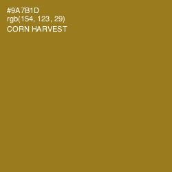 #9A7B1D - Corn Harvest Color Image