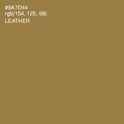 #9A7D44 - Leather Color Image