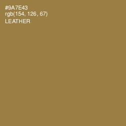 #9A7E43 - Leather Color Image